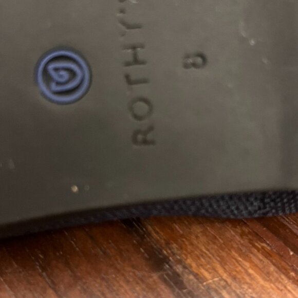 Rothy's The Flat Round Toe Ballet Flats Black Knit Quiet Luxury Size 8 - Picture 6 of 6